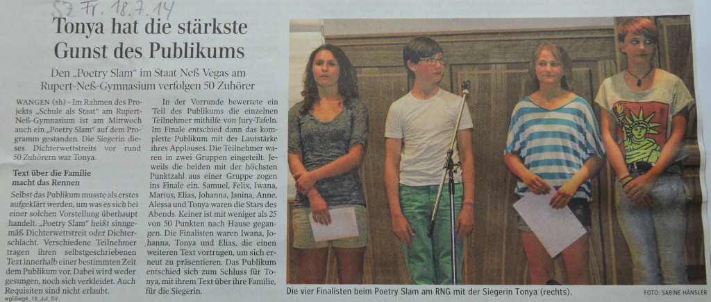 Artikel Poetry Slam Sieger