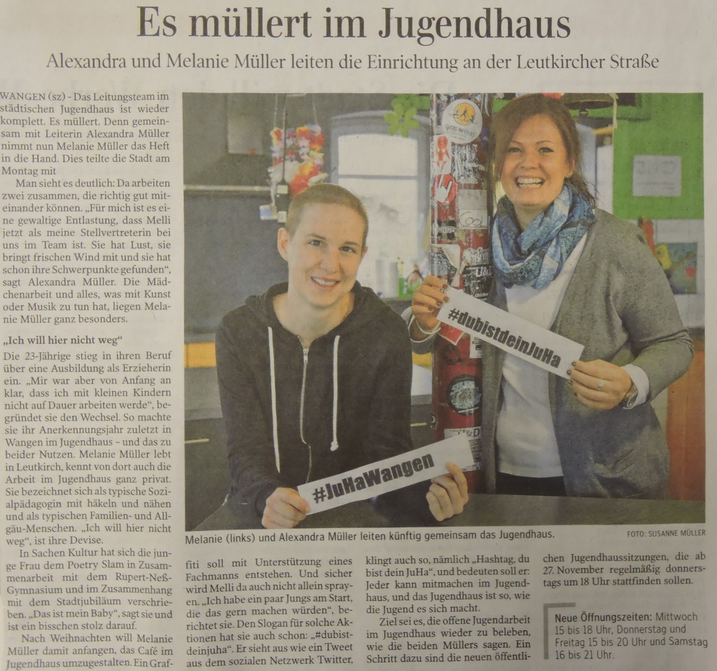 Es müllert im JuHa 18-11-14