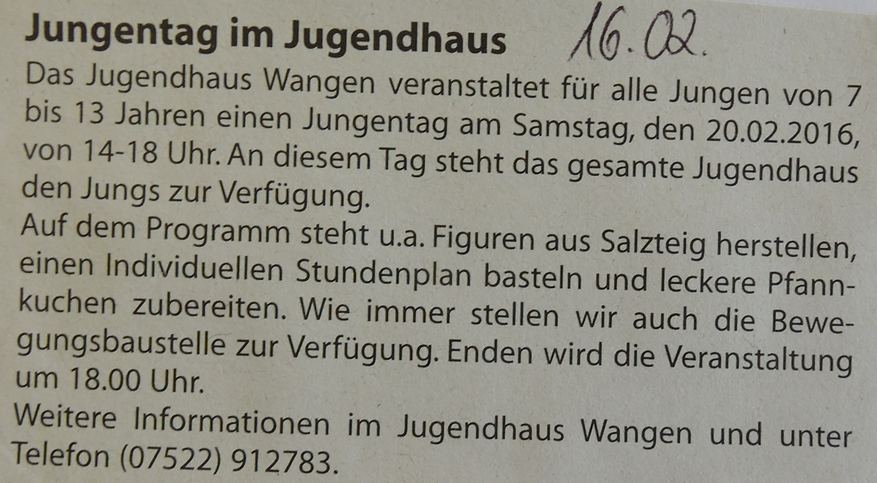 Jungentag
