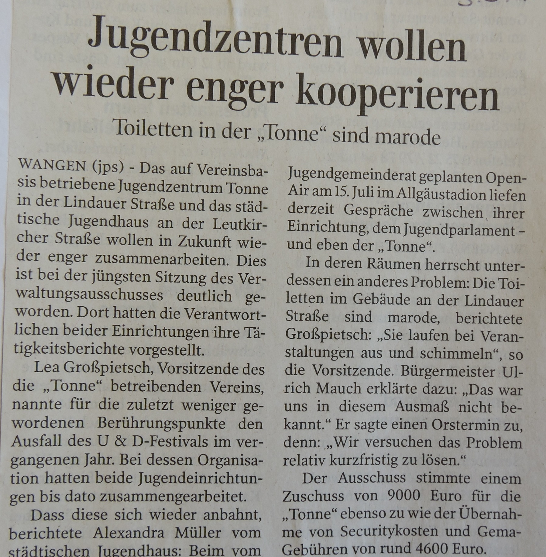 Kooperation Juhäs