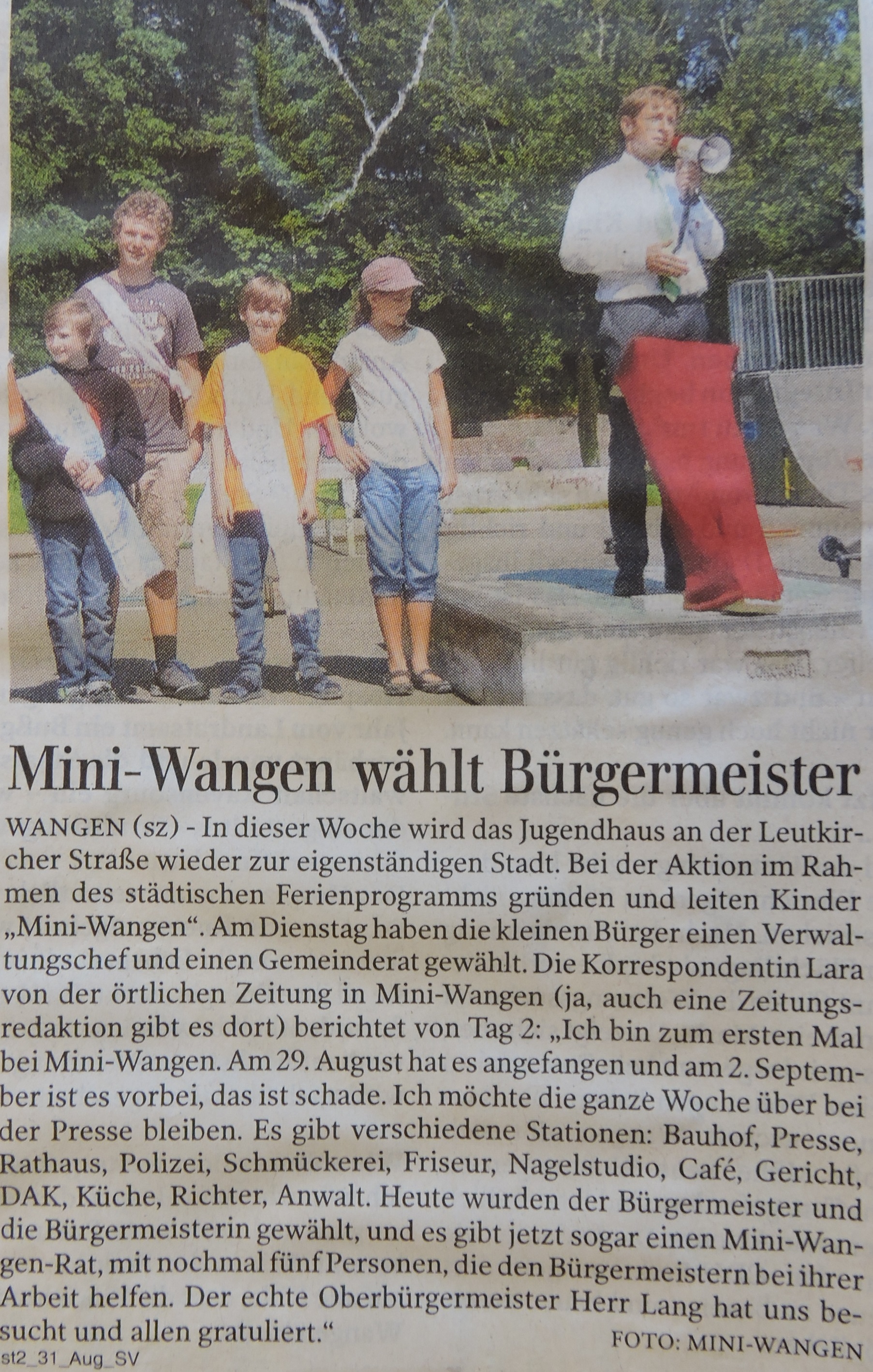 Mini Wangen Tag2
