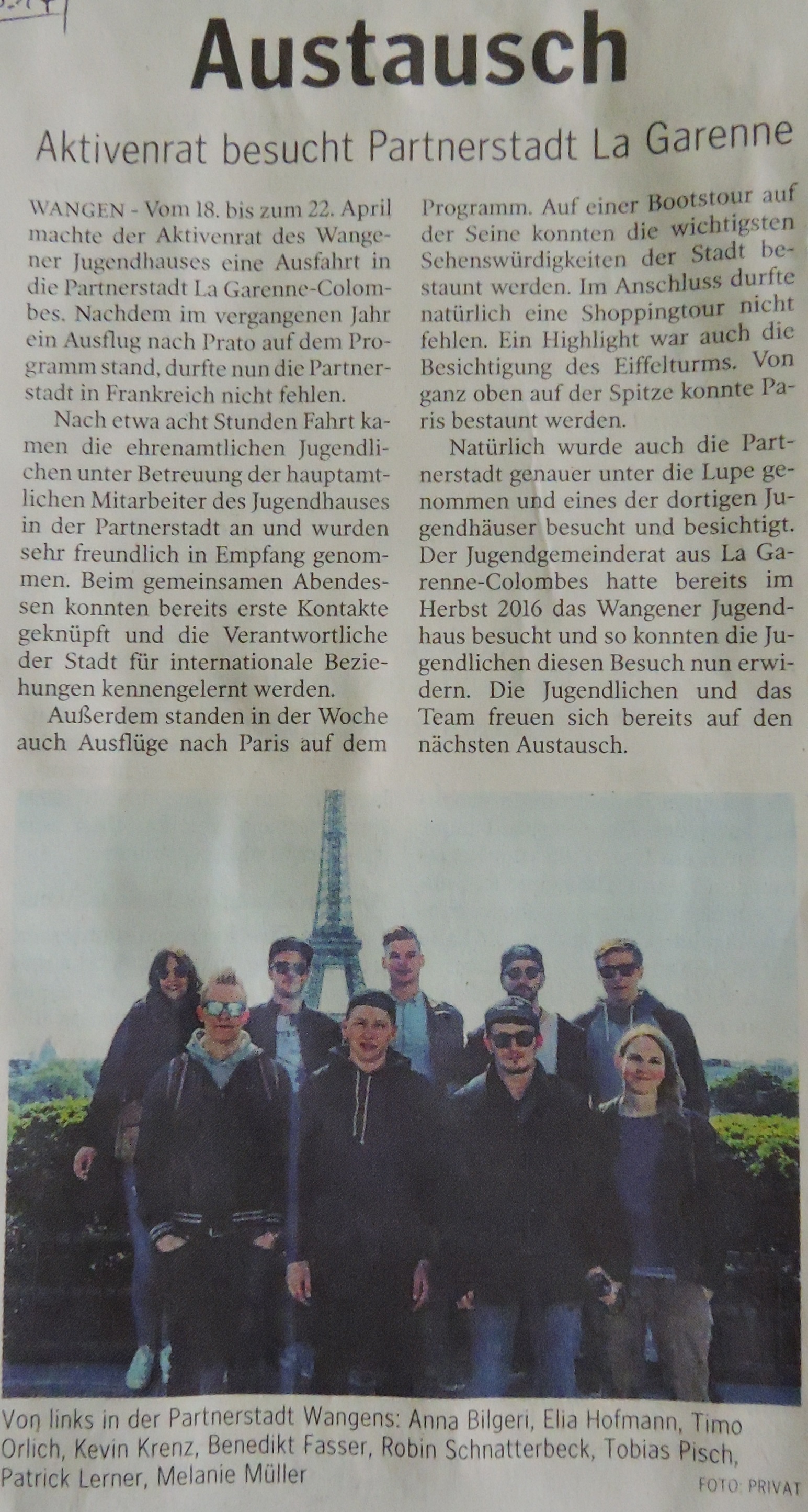 Nachbericht A-Rat Ausflug