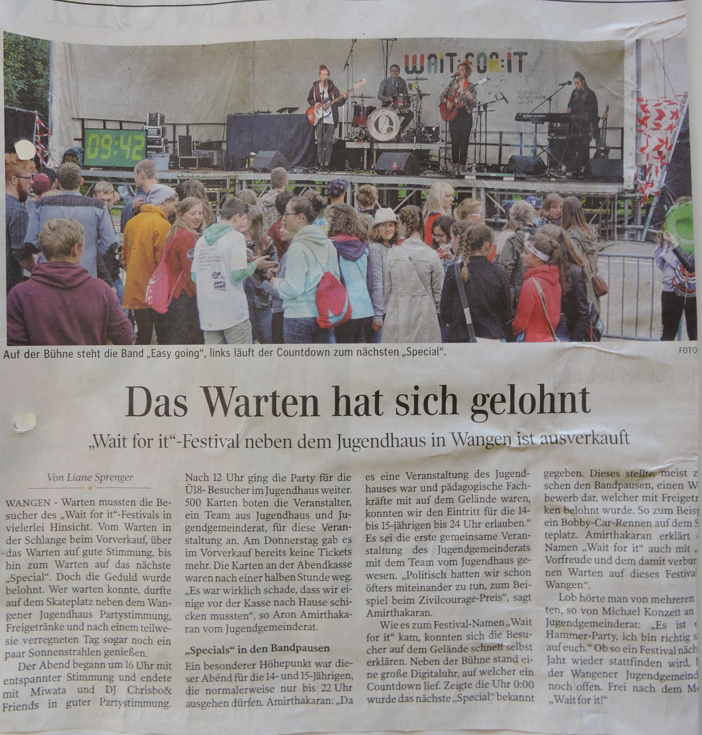Wait for it Nachbericht