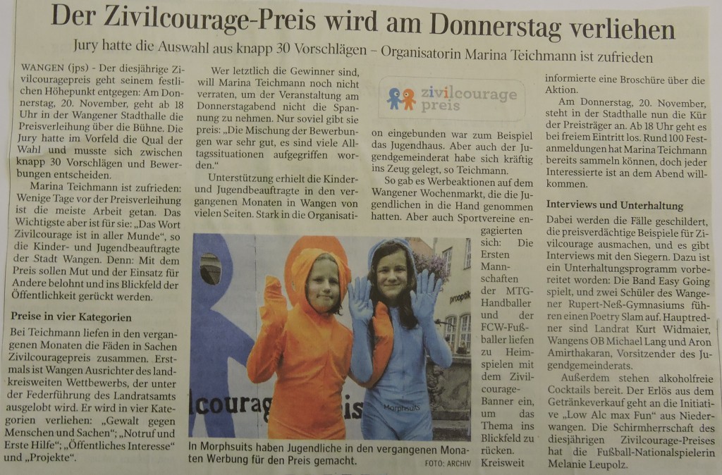 Zivilcouragepreis 19.11.14