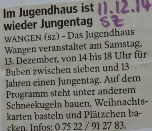 jungentag 111214